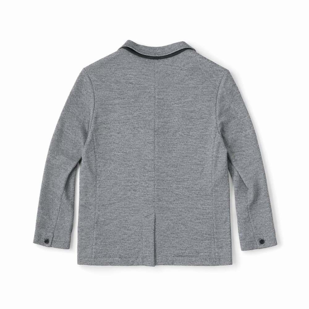 Faherty Inlet Knit Blazer in Medium Grey Melange XL - Picture 2 of 4